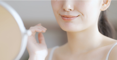 皮膚を支えている組織の垂れ下がり